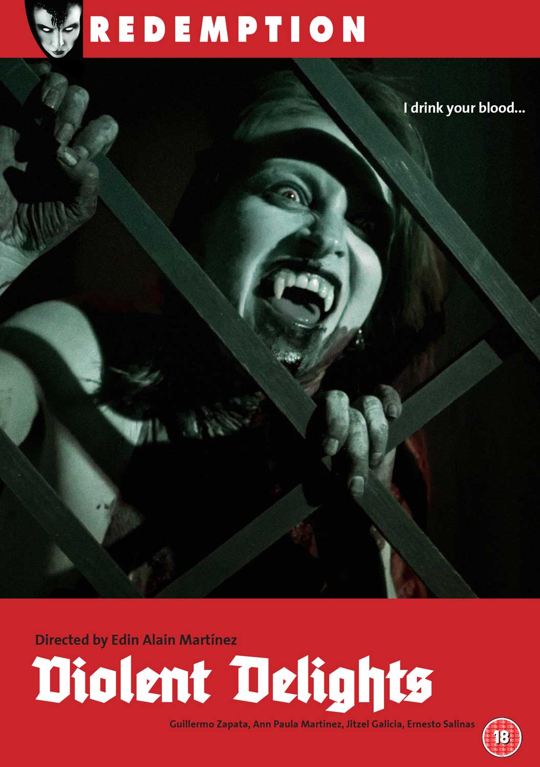 DVD cover for feature: Violent Delights aka bebr de tu sangre